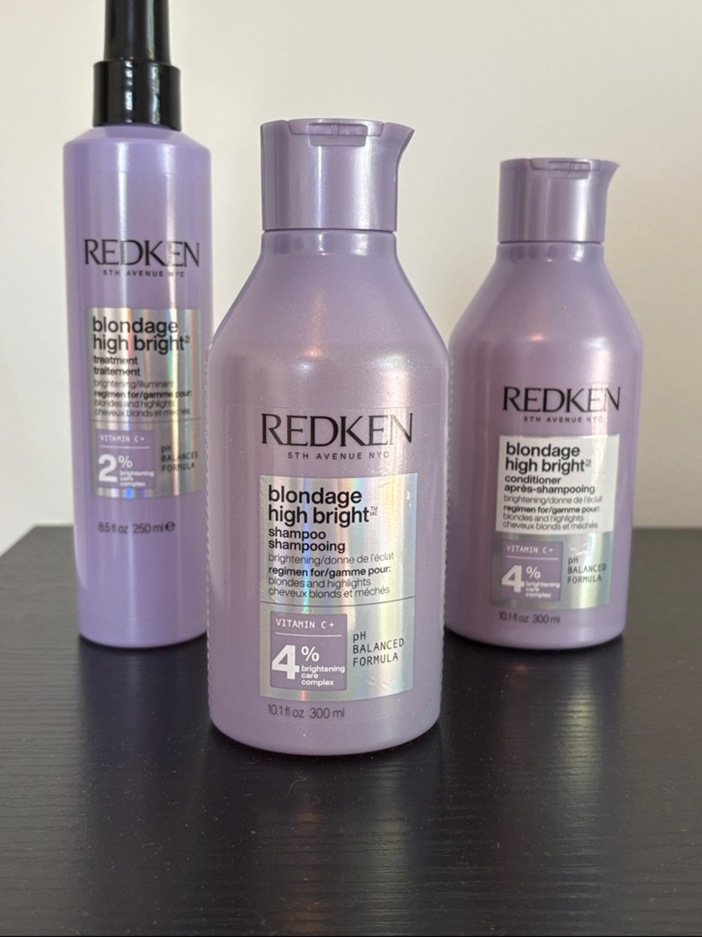 NWT Redken Blondage High Bright Trio - Brightening Hair Care Set - Full Size - Picture 2 of 10